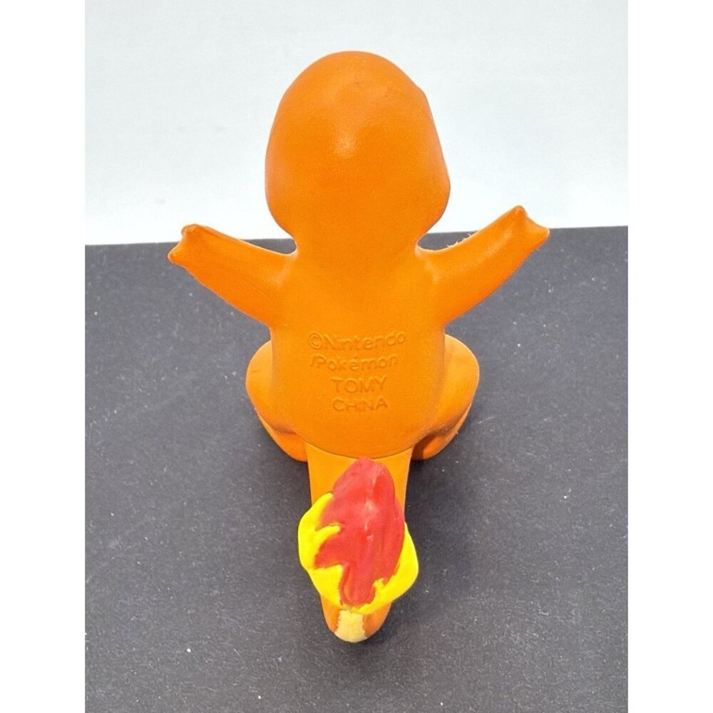 Charmander Orange Yellow Nintendo Pokemon Tomy Mini Figure Fig 1.5" - Picture 2 of 5